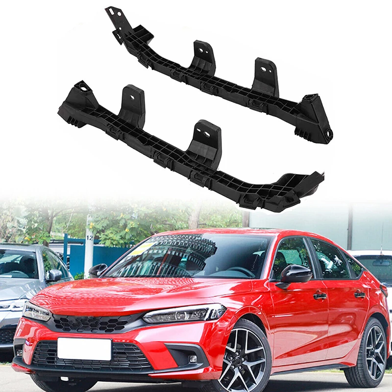 

2x Headlight Bracket Driver Side Inner Sedan Headlight Bracket Fit for Honda Civic Sedan 2022-2023 Black Plastic Headlights