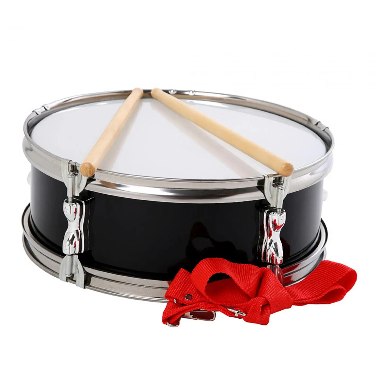 Snare Drum 13" With Shoulder Strap Music Learning Musical Instruments For Beginners Boys Girls Children Kids Teens