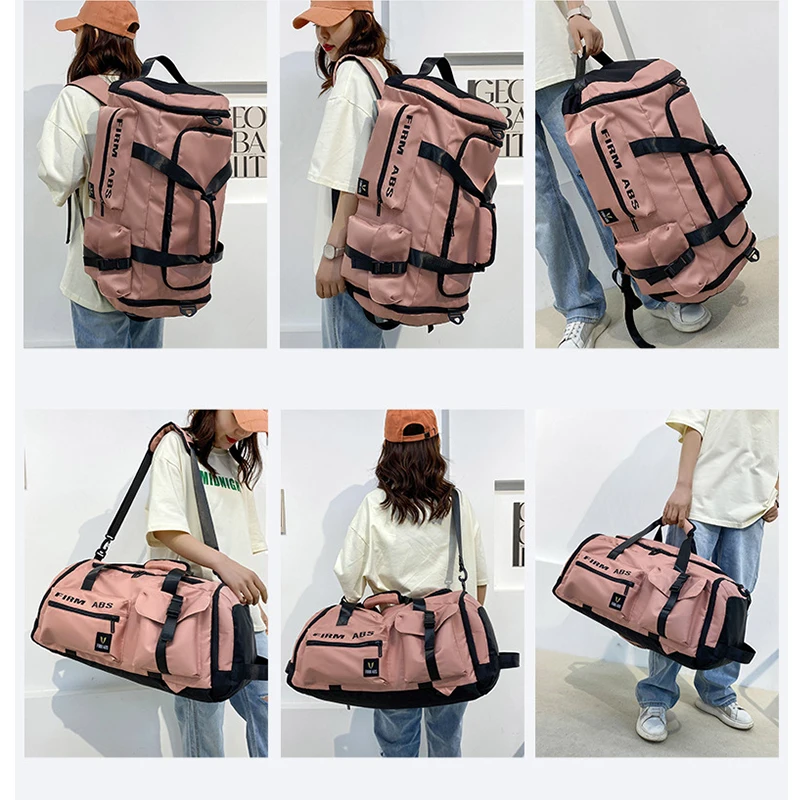 Fashion Large Capacity Gym Backpack Men's Multi-function Outdoor Cycling  Sports Fitness Basketball Bag Women Travel Duffle Bags