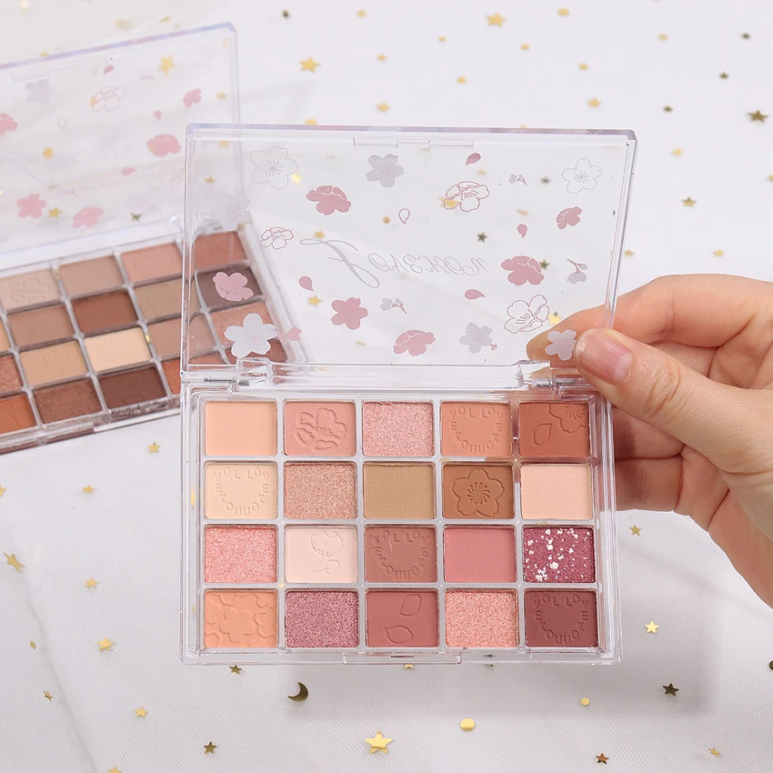 

Тени для век блестящие водостойкие, 20 цветов