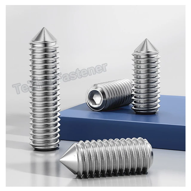 25 Viti A Perno Filettato M4 X 10 Mm | Esagono Incassato DIN 914 | Acciaio Inox A2 - Foto 3