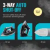 Iron for Clothes 1700W with Self-Cleaning Nonstick Stainless Steel Soleplate, Auto Shutoff, Anti-Drip 5