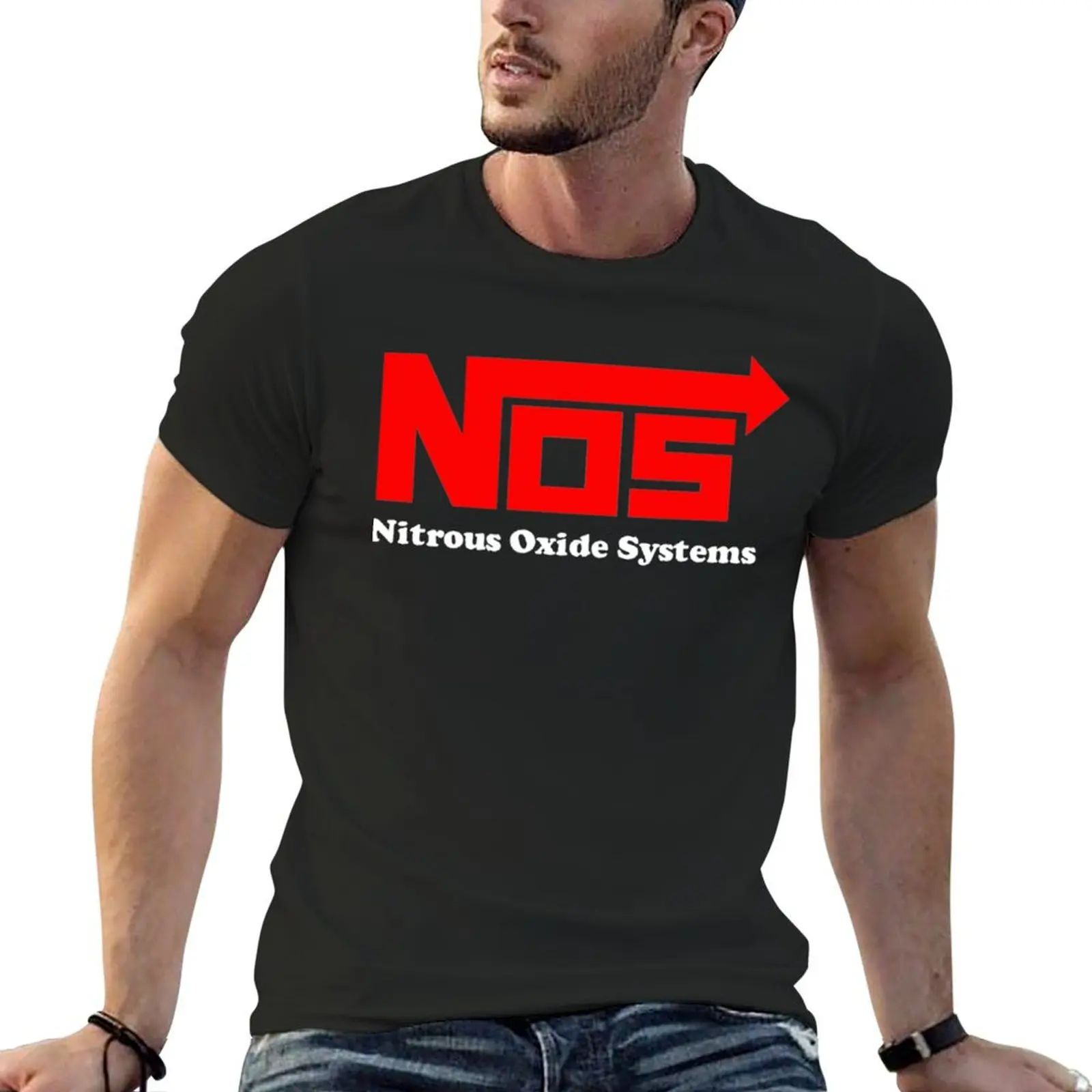 

NOS Racing T-shirt plus size tops customs mens graphic t-shirts
