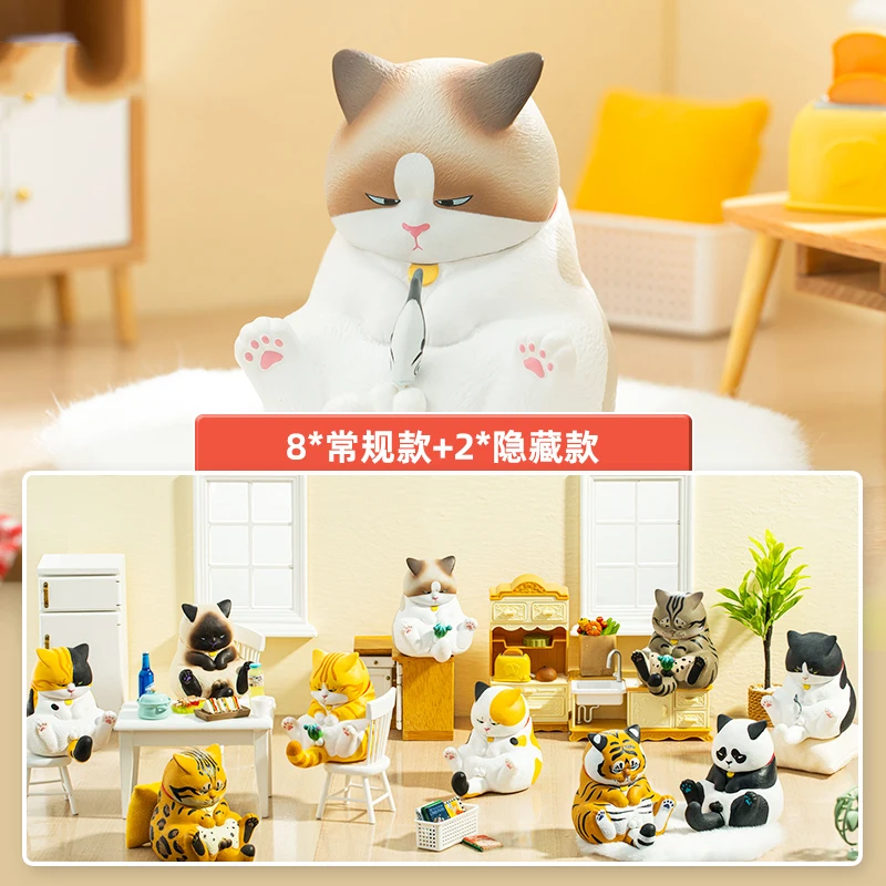 

Cat Staring At The Crotch Series 3 Blind Box Toys Mystery Box Guess Bag Kawaii Anime Figure Doll Ornaments Model Birthday Gift