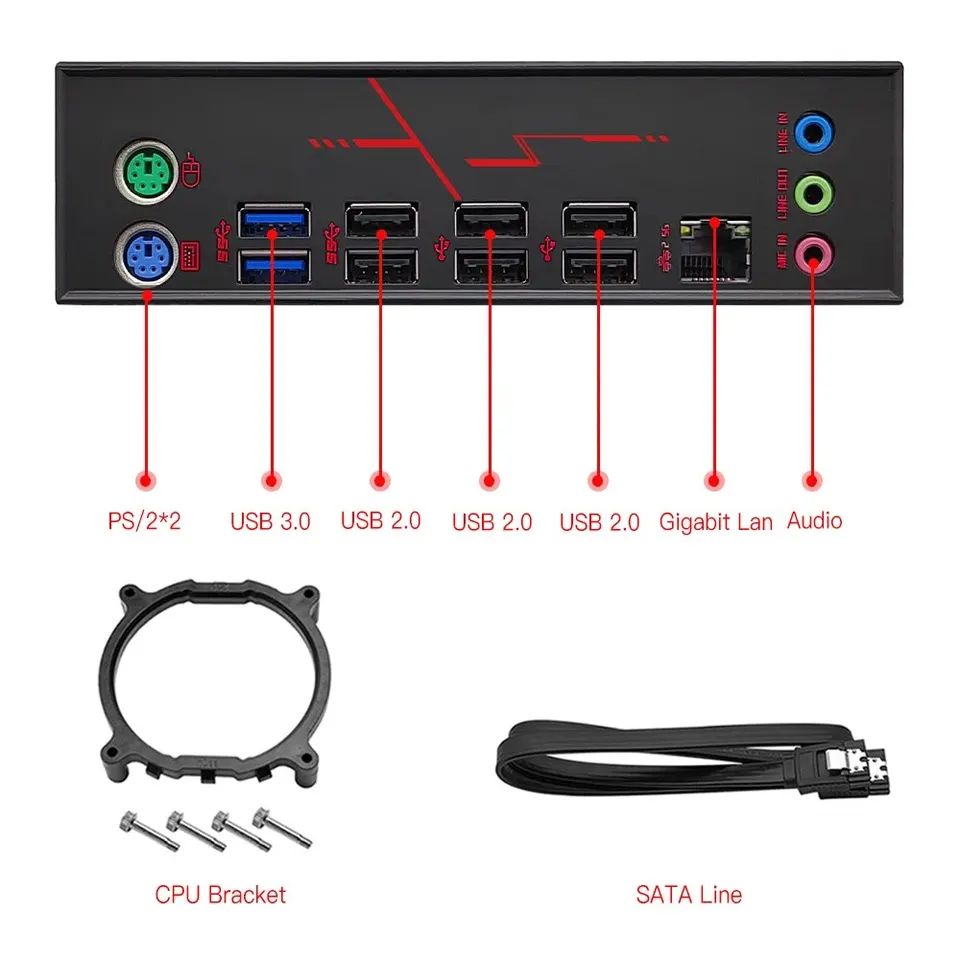 Machinist-メインボードアセンブリ,xeon e5 2650 v4 cpu,lga 2011-3