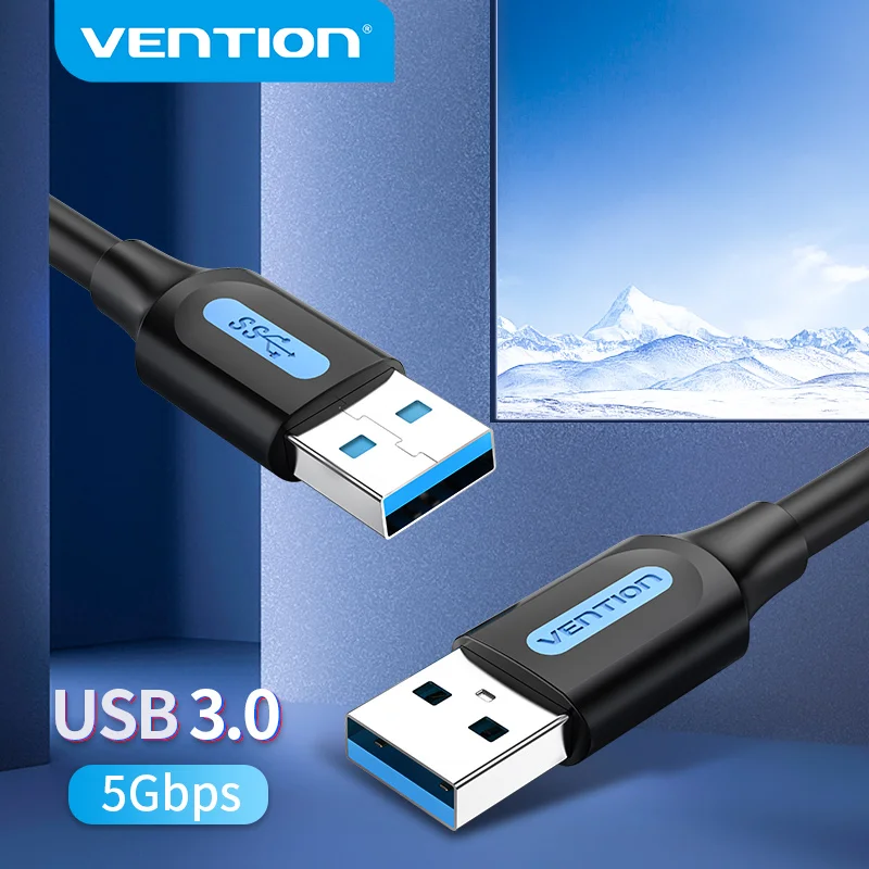 Vention cavo di prolunga da USB a USB maschio a maschio 3.0 2.0 cavo di prolunga USB per disco rigido TV Box radiatore prolunga cavo USB 3.0