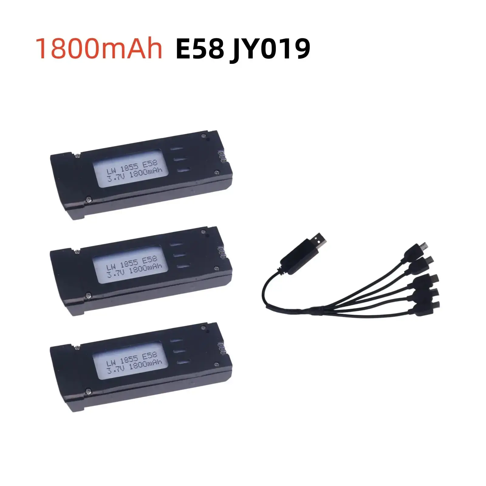 ตัวเลือกสินค้า แบตเตอรี่โดรน 3.7V 1800mAh สำหรับโดรน