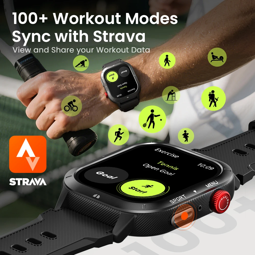 HAYLOU IRON NEO Smartwatch HD Display 3ATM Waterproof