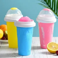 Tasse à neige fondante surgelée de 300ML, tasses à pincer d'été pour Smoothies faits maison, jus de crème glacée, outil de cuisine à presser d'été 2