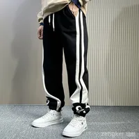 Summer Slim Casual Pants Plus Size Sweatpants Fashionable Sports Pants Spliced Men's Pants 170kg 11xl 10XL streetwear men 2