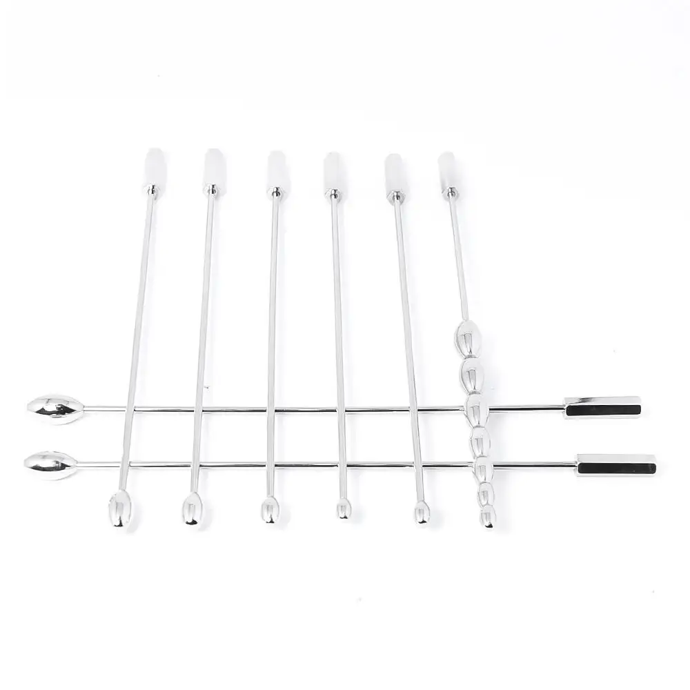 Sounding Rod Kits Steel Stainless Stimulate Penis Catheters Metal BDSM Dilator Tools Urethral Sex Toys Male Plug