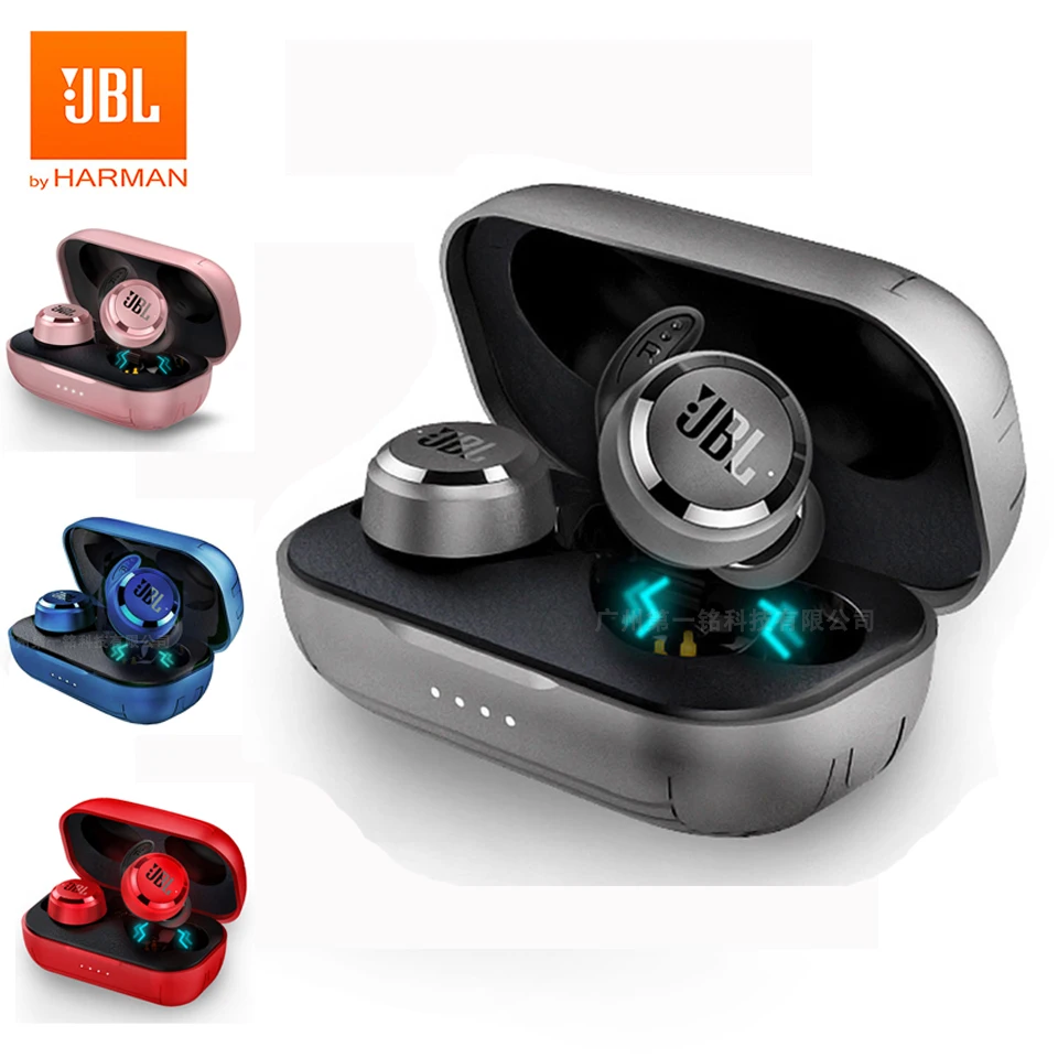 TWS-наушники JBL T280 с поддержкой Bluetooth и зарядным футляром |