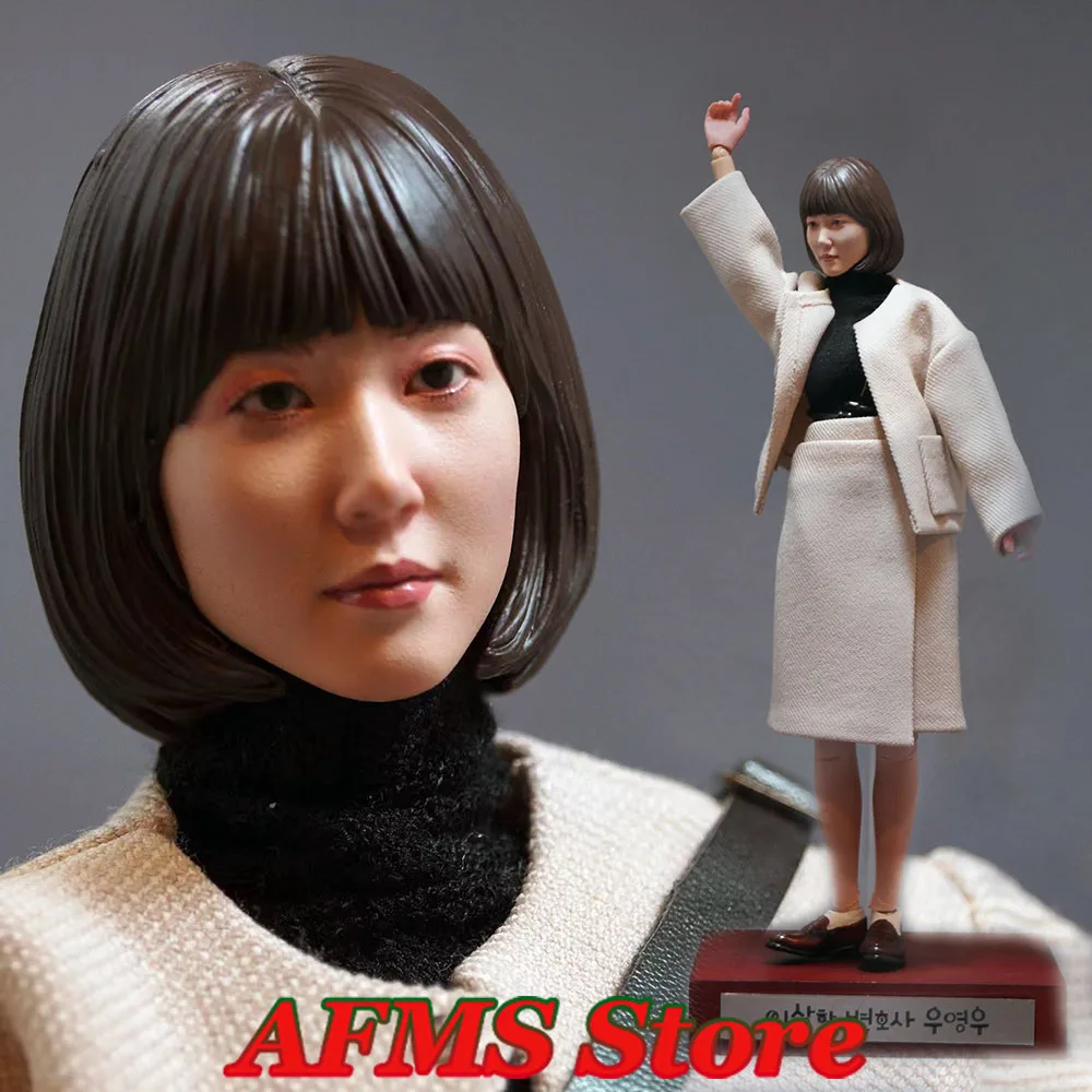 

KUMIK KMF23-WOO005 1/6 Female Soldier Lawyer Park En Bin Cute Korean Actress Dolls Full Set 12" Action Figure Body Toys