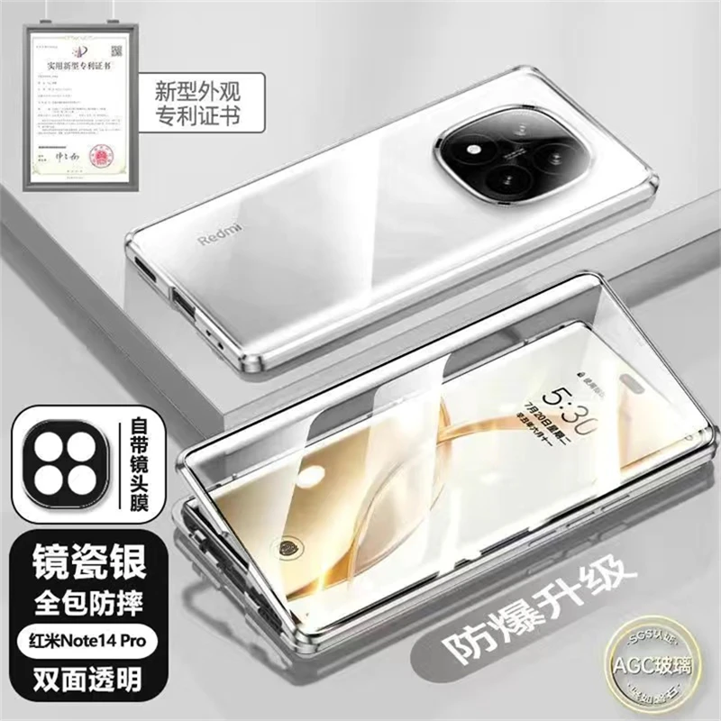 KEYYO Cover Per Xiaomi Redmi 10C E Poco C40 - Custodia Ibrida TPU/PC Con Anello Multifunzione 360° E Supporto Magnetico, Antiurto Certificazione Militare, Rossa