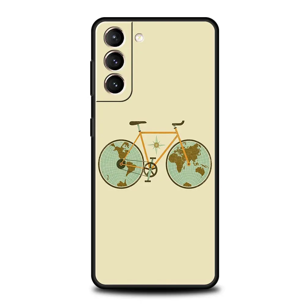 Adventure-Ready Mountain Bike Soft Silicone Phone Case