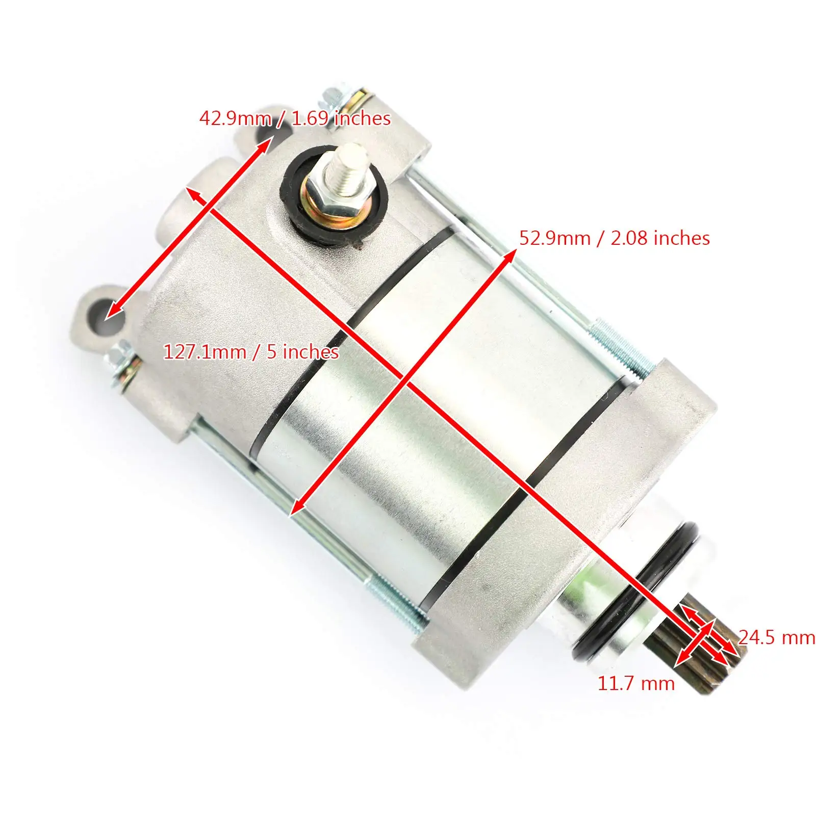 High Quality 9 Teeth Starter Motor Replace OEM 31200-MEY-671 Compatible with Honda CRF450 CRF450X 2005-,18852, 191-425