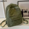 Quilted School Backpack for Women Girls Puffer Schoolbag Padded Laptop Backpack for Travel Shoulder Bag Mochila Knapsack 2023 1