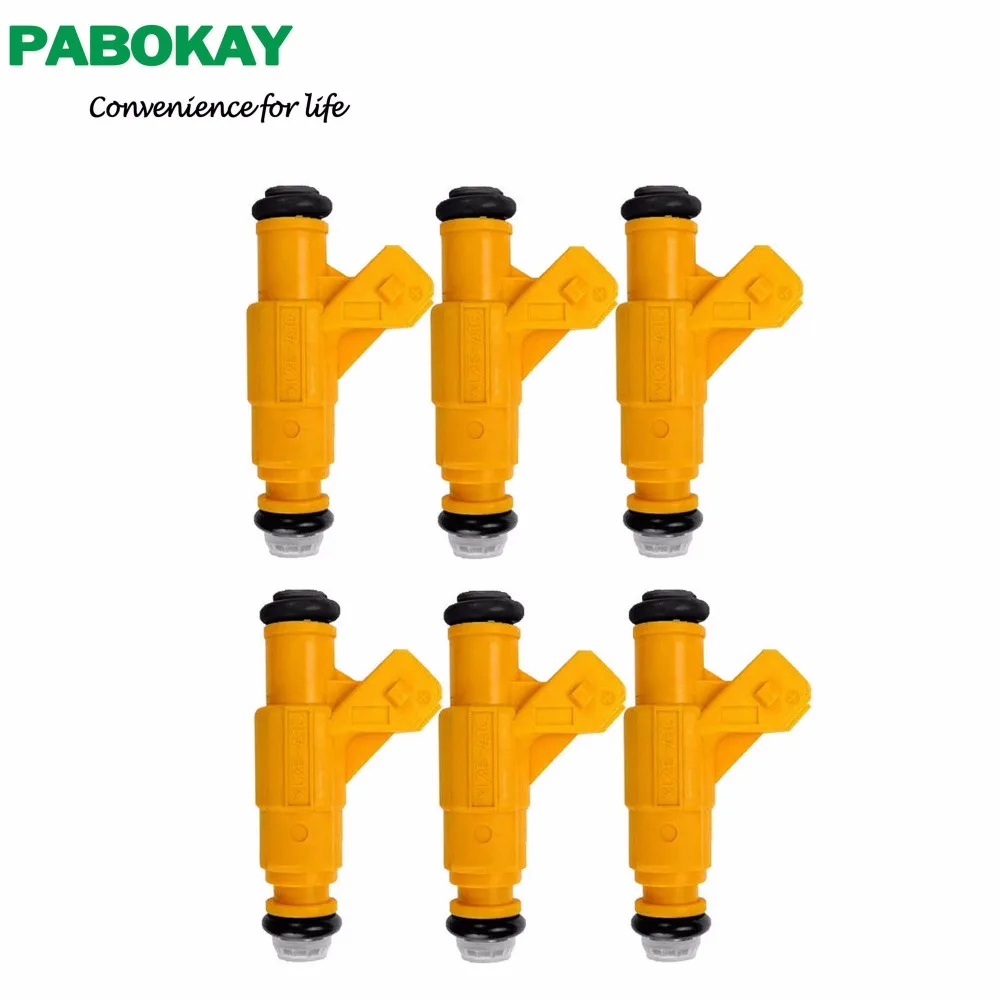 

6 PIECES X 2001-1999 For FORD EXPLORER 4.0 V6 SET FUEL INJECTORS 0280155900