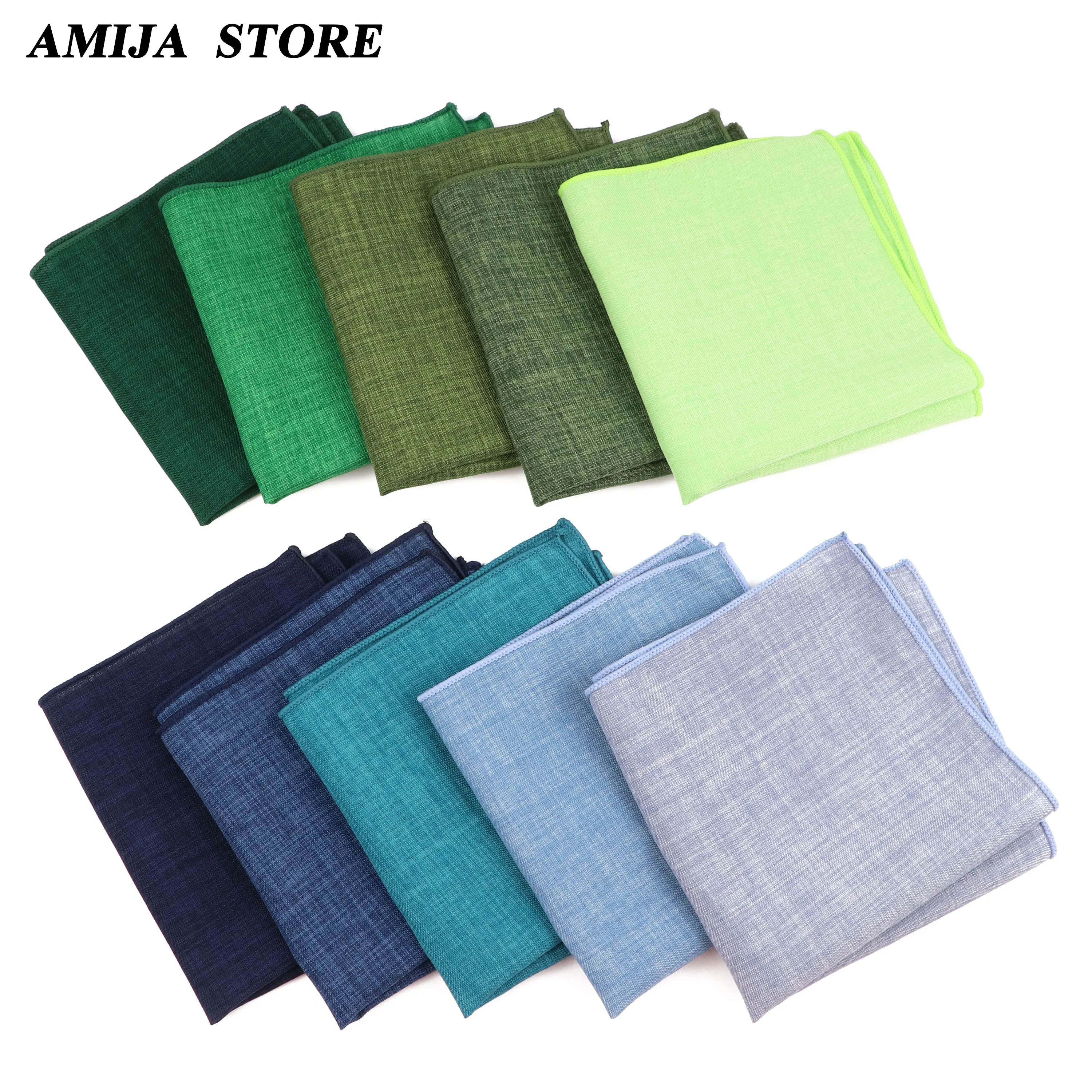 Handkerchief Pocket Square For Man Shirt Accessories 27Colors