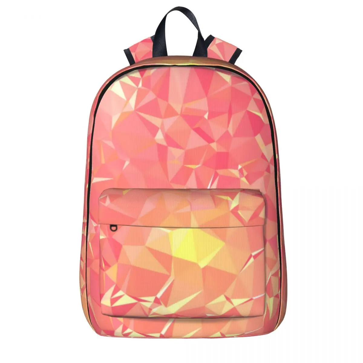 

Geo Print Backpack Geometric Designs Hiking Backpacks Female Custom Pattern School Bags Style Rucksack