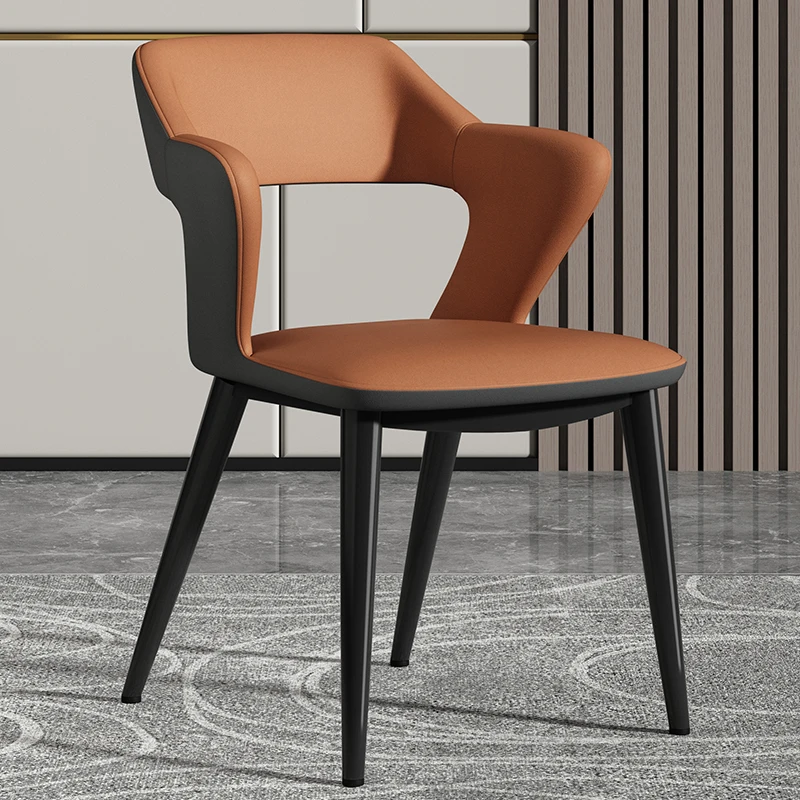 

Hotel Portable Dining Chair Backrest Upholstered Nordic Modern Design Dining Chair Art Sedie Sala Da Pranzo House Furniture