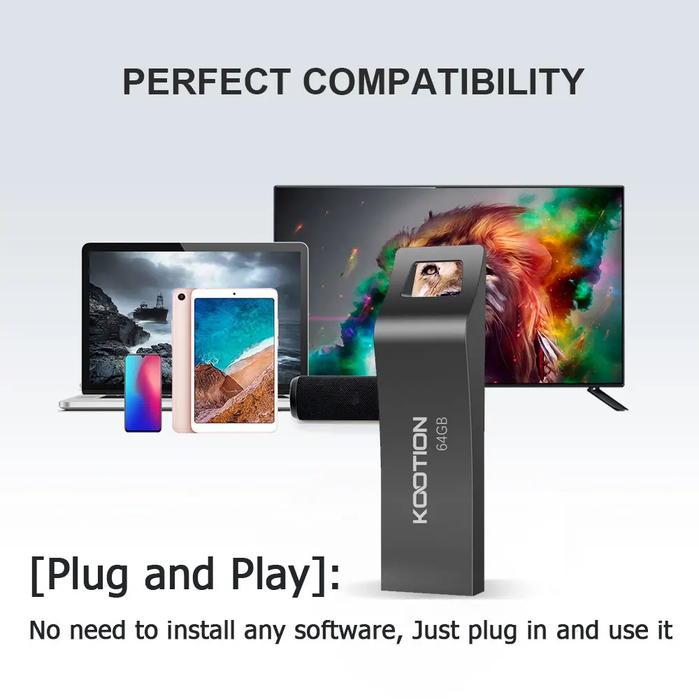 USB Flash Drive KOOTION U18 Mini Pendrive 32gb USB Flash Drives 3.0 Pen Drive 128GB 64GB 16GB Cle Usb Memory Stick Device Flash Disk On Key 3 0