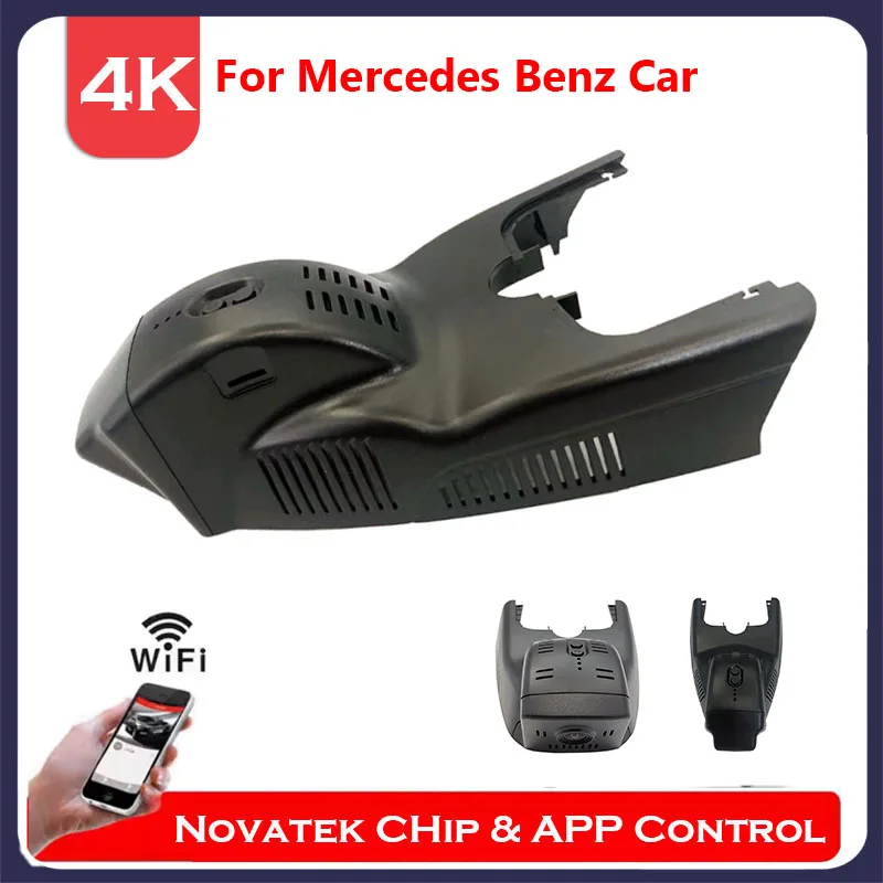 

Видеорегистратор 4K HD Wi-Fi для Mercedes Benz CLA w117 GLA x156 CLA200 CLA260 A Class A180 w176 2014 до 2019, подключи и работай, автомобильный видеорегистратор