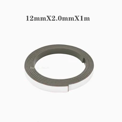 Versatile Self - Adhesive Flexible Magnetic Strip - 39.37 Inch Length (W 12MM X T 2.0MM)