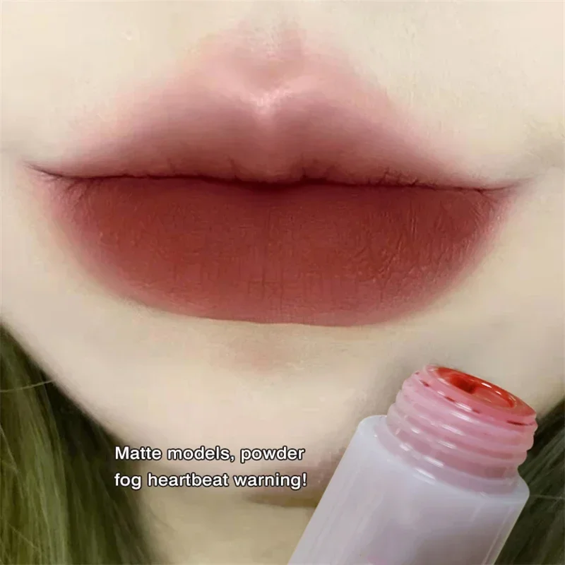 Mirror Glass Lipstick Cosmetic Matte Velvet Lip Gloss Waterproof Lip Mud Lasting Women Jelly Rose Korean Tint Glaze Makeup