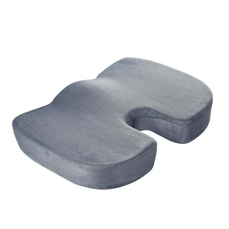 Travel Breathable Seat Cushion Coccyx Orthopedic Memory Foam U Seat Massage Chair Cushion Pad Body Shaping Cushion 