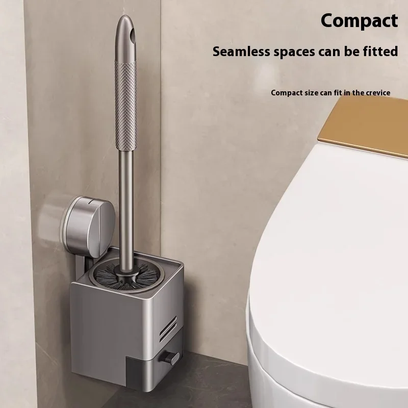 Suction Cup Toilet Brush Rack Toilet Brush Bathroom Cleaning Drain Accessories