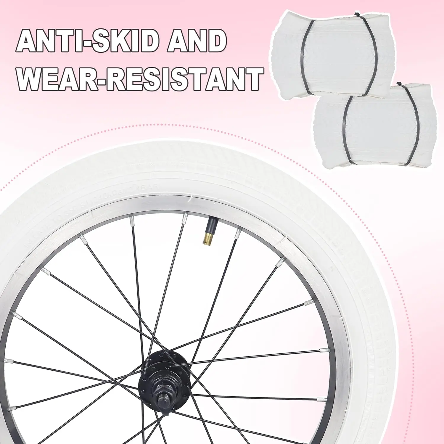 Pneu 20 Pouces Lot De Pneus Vélos Pliables Chambres