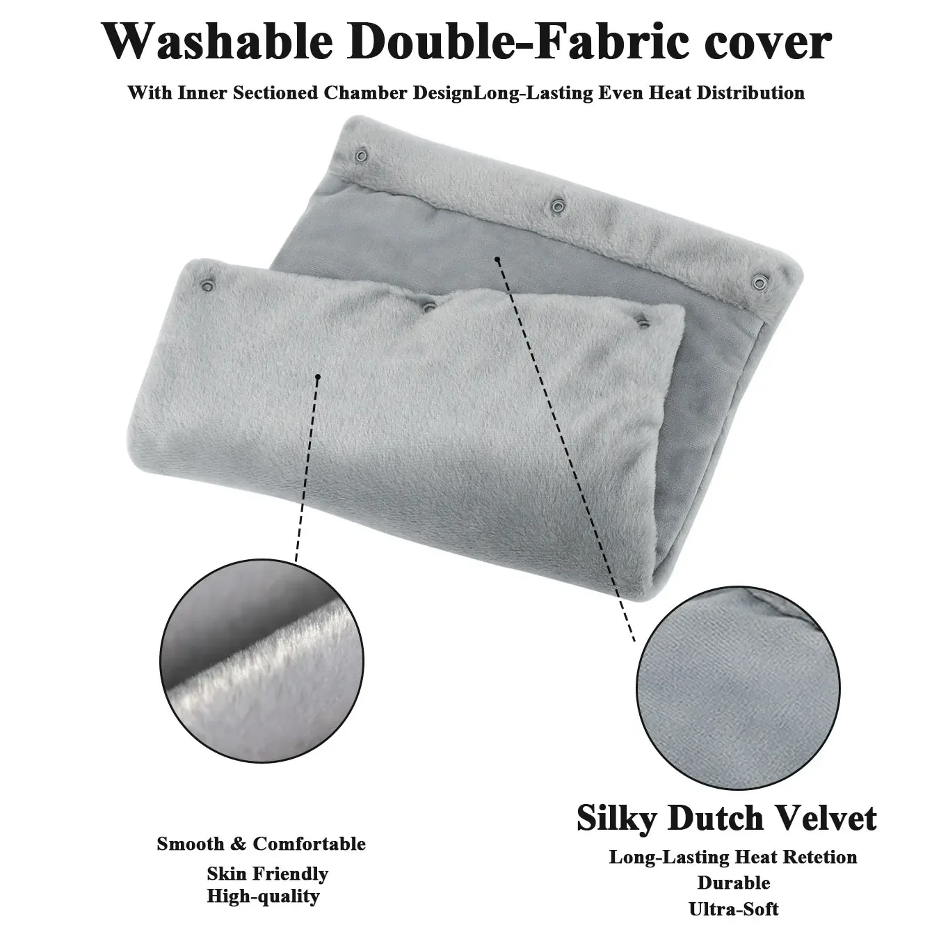 USB Thermostatic Hand Warmer for Winter Office and Home Use Shawl Warm Hands and Legs Short Velvet Fabric Heating Blanket