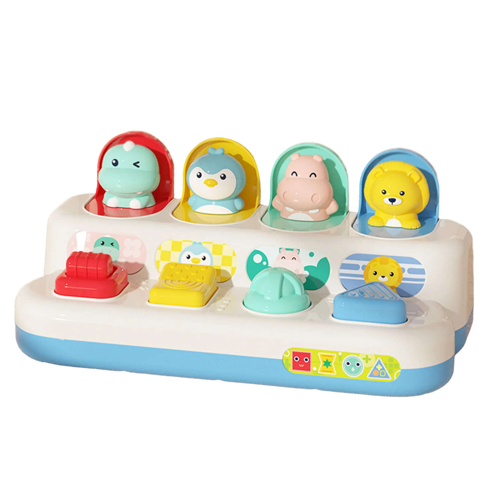 

Montessori Interactive Pop Up Animals Toys Interactive Switchbox Button Box Baby Educational Toys for Kids Educational Gifts