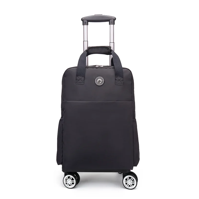 Trolley Da Viaggio Da Donna Zaino Da Viaggio Con Ruote Trolley Da Viaggio Zaino Oxford Rolling Bagaglio Valigia Borsa Da Imbarco