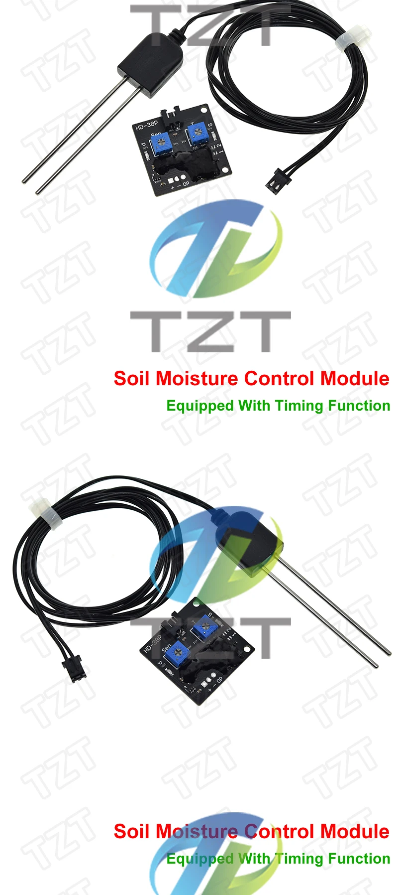 Bodenfeuchtigkeitssensor-Modul mit Verzögerungsfunktion Bodenfeuchtigkeitsmessgerät Hygrometer Wassertester Korrosionsbeständige Sonde – Detail 4