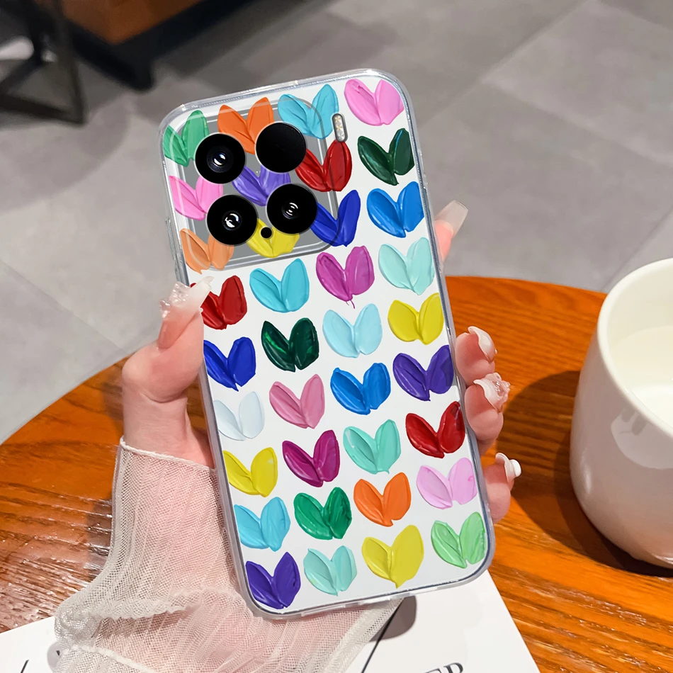 Rainbow Soft Transparent Silicone Bumper Phone Case - Creative Gift