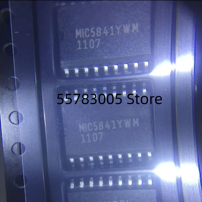 

5PCS New MIC5841YWM SOP18 8-bit serial input latch load driver IC