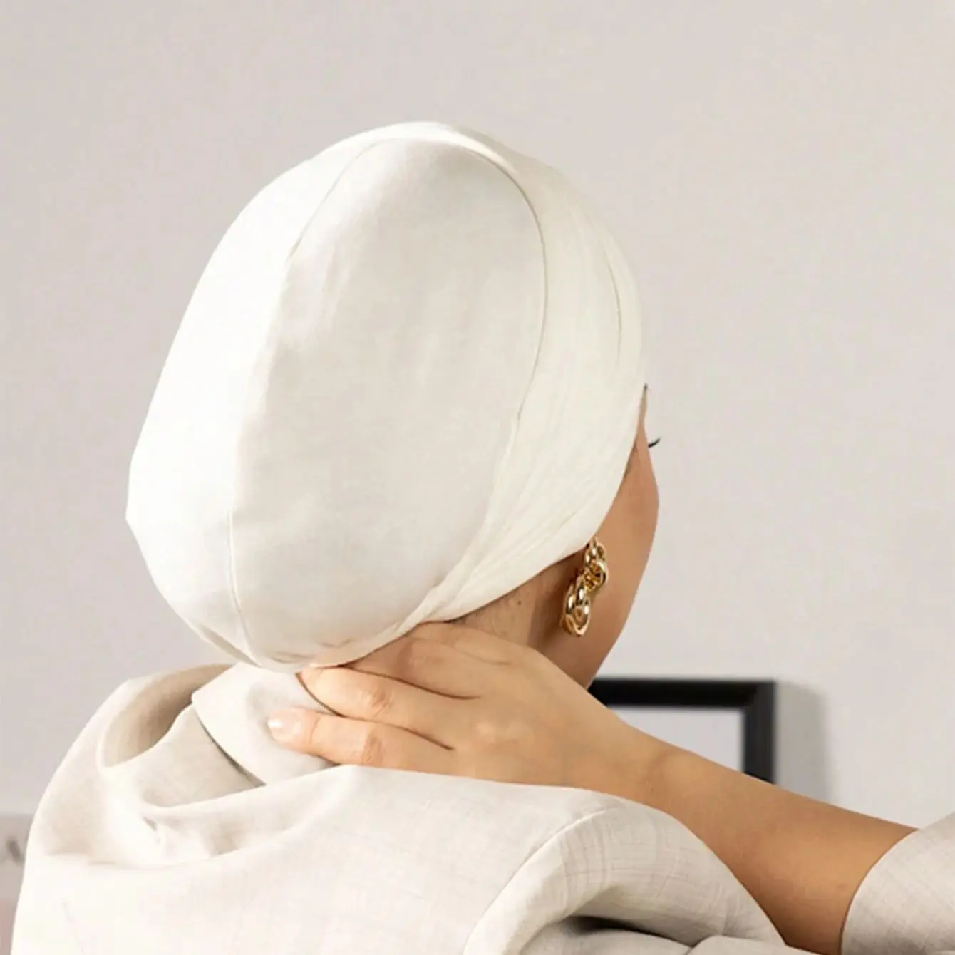 Luxury Modal Jersey Instant Hijab Muslim Underscarf Caps Cotton