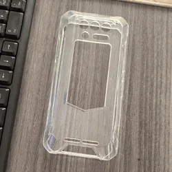 Ultra - Thin Black Transparent TPU Phone Case - Soft Silicone Protective Cover for Oukitel  WP100 Titan (Clear)