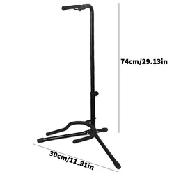 Foldable & Adjustable Vertical Guitar Instrument Display Stand (A long)