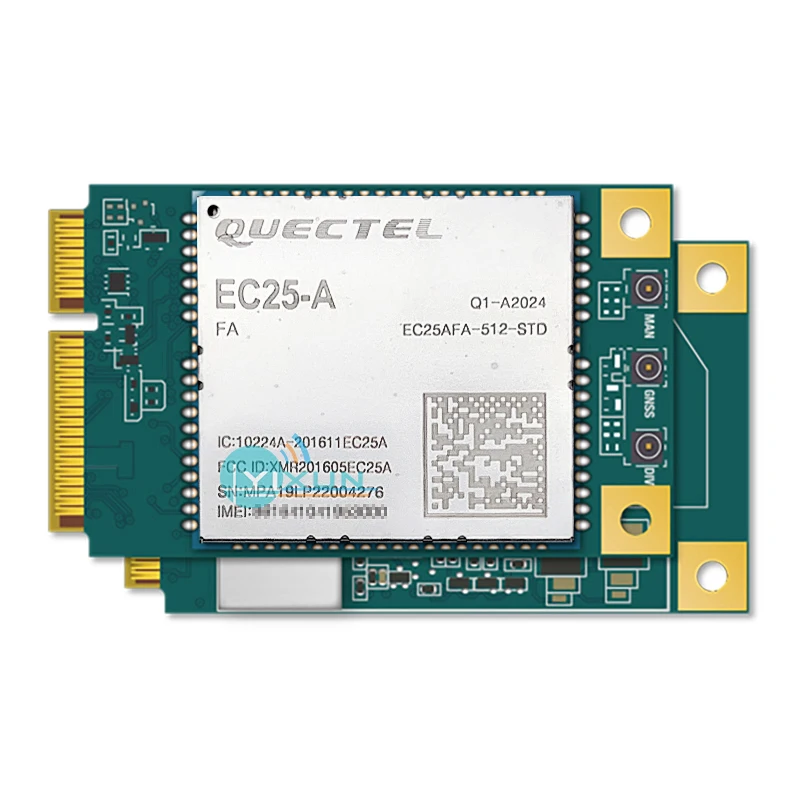 

Quectel EC25-A EC25 Mini Pcie LTE CAT4 4G Module LTE-FDD B2/B4/B12 WCDMA B2/B4/B5 North America AT&T/ T-Mobile/ Rogers/ Telus