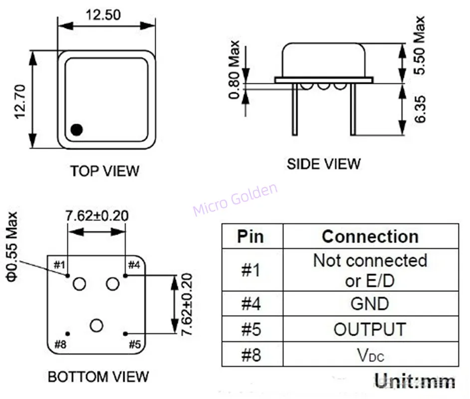 2pcs 7.3728MHZ 정사각형 액티브 크리스탈 발진기 7.3728M OSC 3.3V-5V 하프 사이즈 클록 스퀘어 DIP4-4PIN 새로운 원본