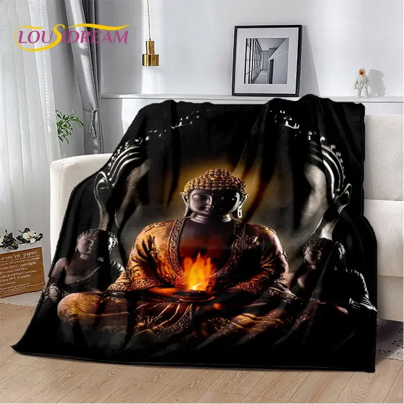

Sakyamuni Buddha Buddhism Faith Religion Soft Plush Blanket,Flannel Blanket Throw Blanket for Living Room Bedroom Bed Sofa Pray