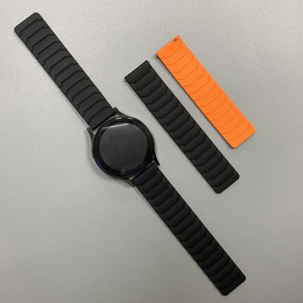 Magnetic Silicone Loop Strap in 20mm/22mm