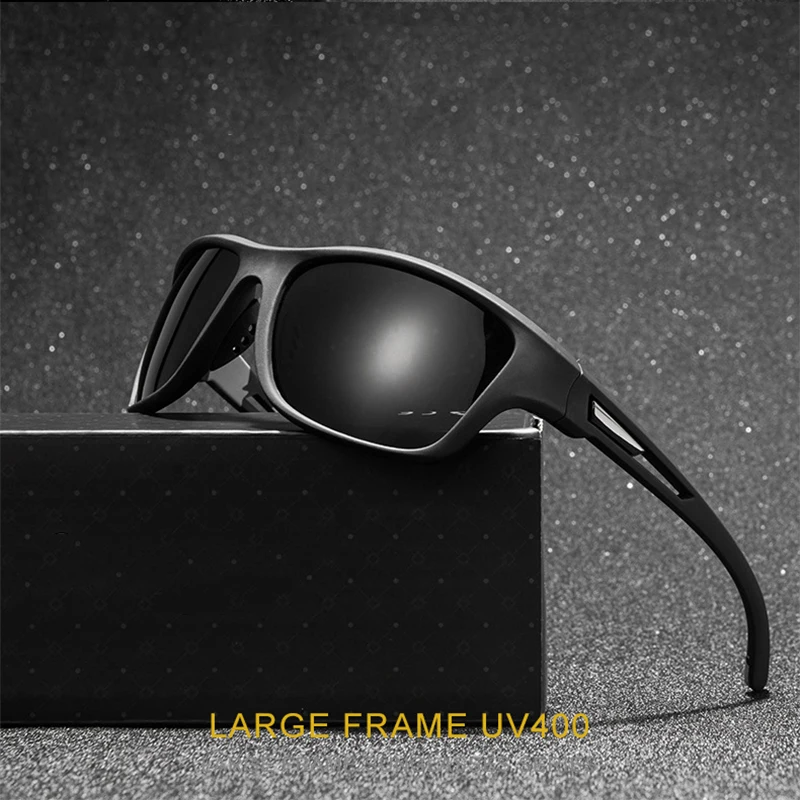 2023 New Fashion Trend Sports Polarized Sunglasses Men Outdoor Cycling Driving Sports Glasses