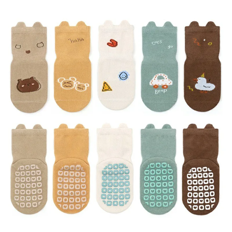 

Baby Anti-Slip Socks Children Toddler Socks Cute Cartoon Newborn Socks For Boys Cotton Girls Baby Socks Kids Socks