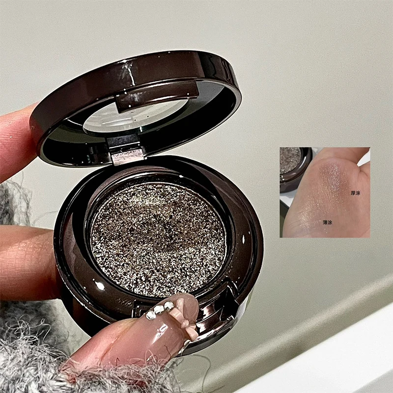 Chamäleon Lidschatten Palette Dunkelgrün Perlmutt Glitzer Make-up_voghion.com