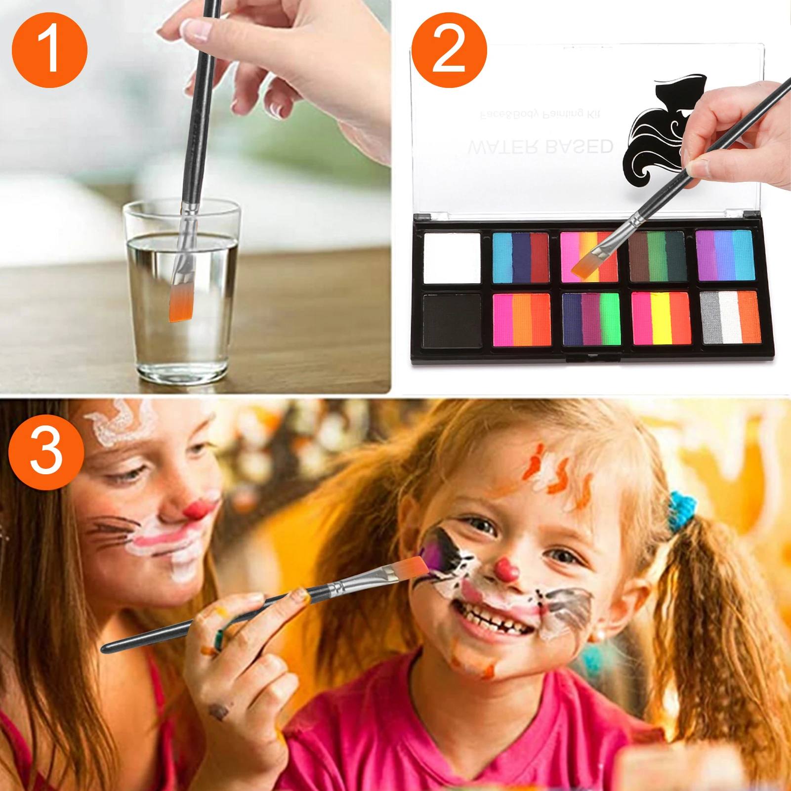 Professional Watercolors Set 10 Colors Pigment for Watercolor Painting With Paint Brush&Watercolor Paper Painting Set