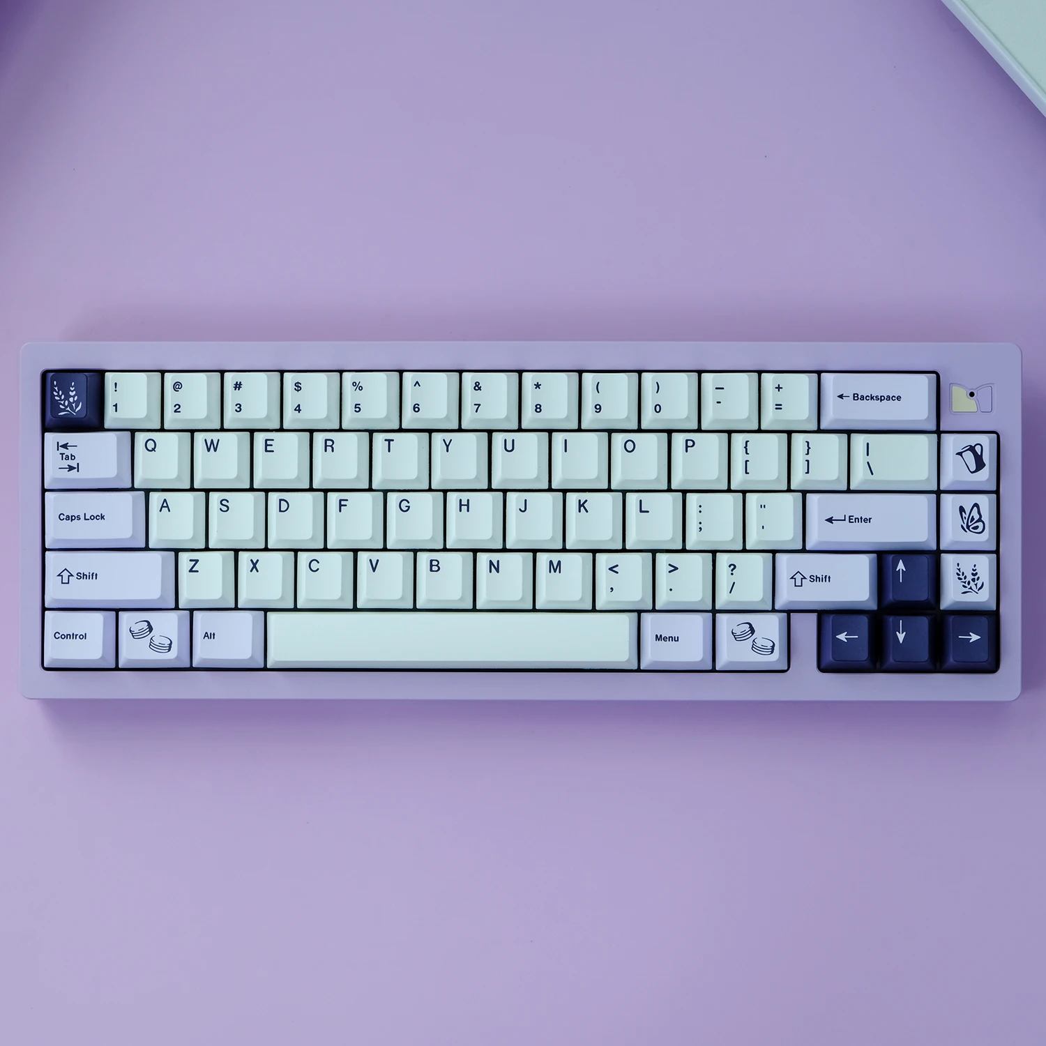 Perfil PBT Dye Sublimação Teclado Mecânico Keycap Para MX Switch ISO Entre